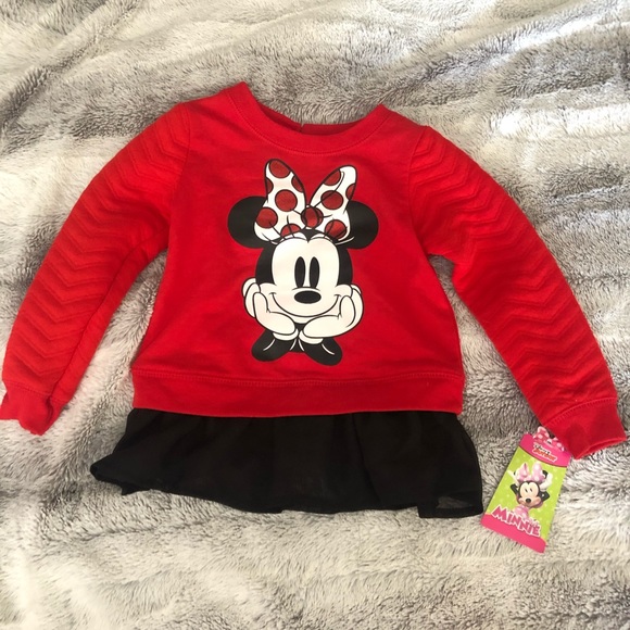 Disney top and tulle skirt set and sweater - Picture 2 of 8